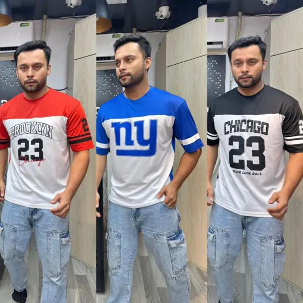 মাত্র ৮৯৯ টাকায় ৩ পিস Drop-shoulder T-shirt Combo -DS2